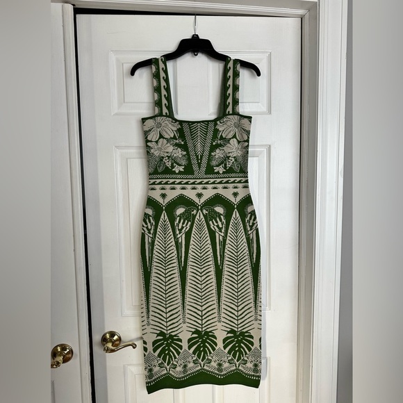 FARM Rio Off-White Macaw Elegance Knit Dress - Picture 3 of 5